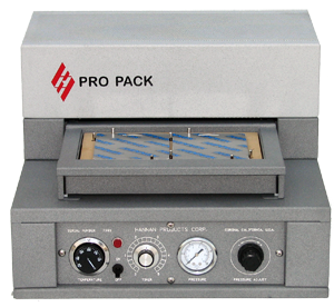pro pack B6x9 blister sealing machine front view